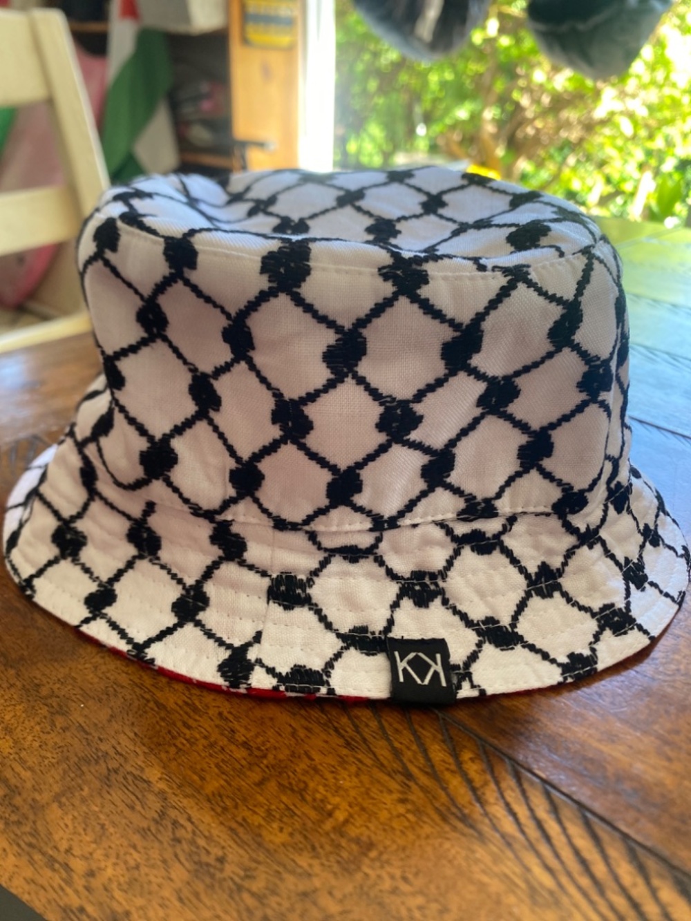 Kuffiyeh bucket hat